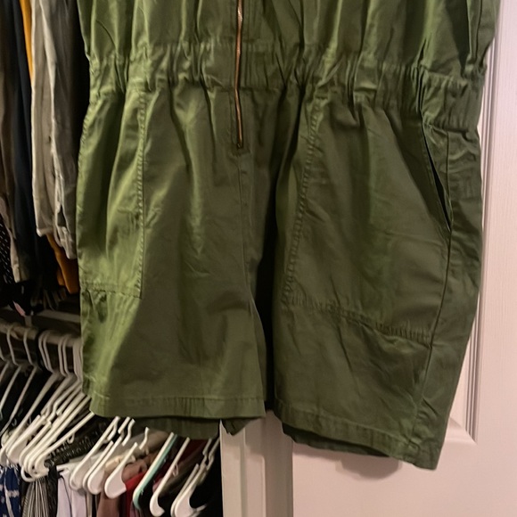 J Crew Army Green Romper - Picture 3 of 6
